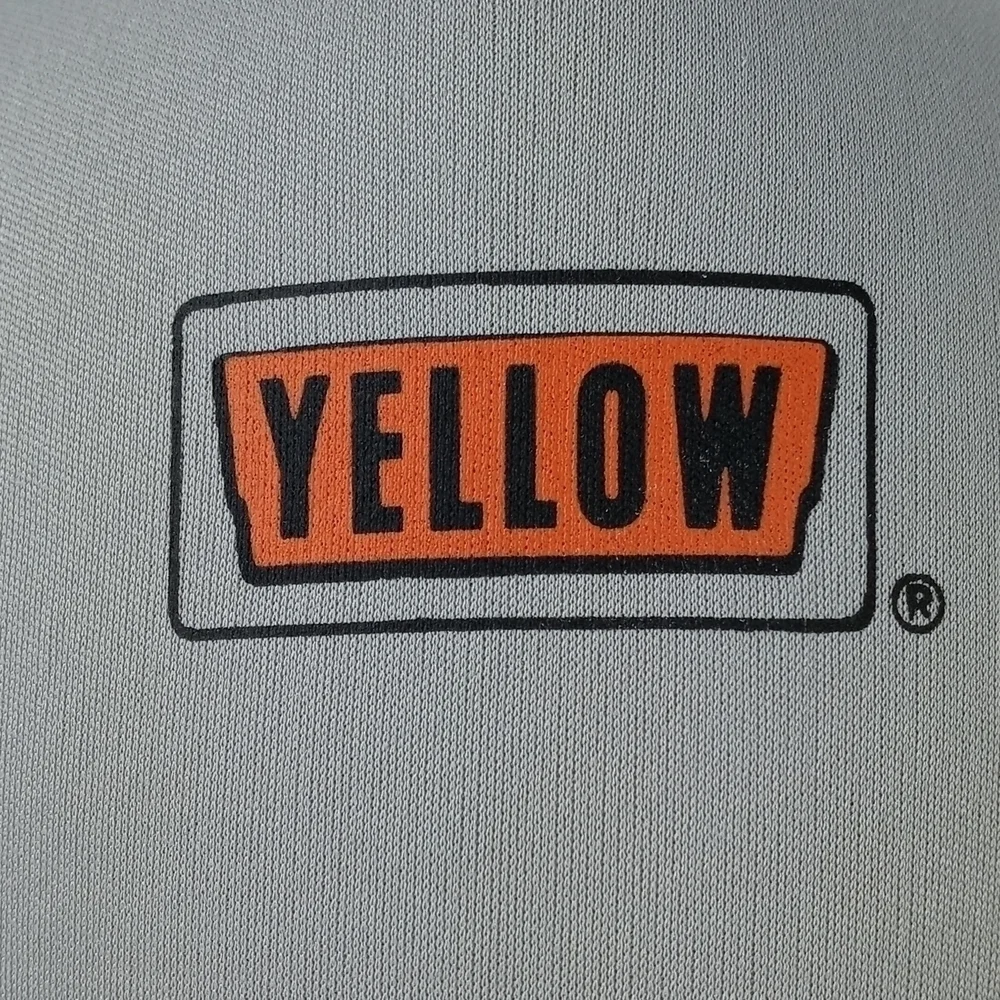 Vintage Yellow Trucking truckers grey snapback hat